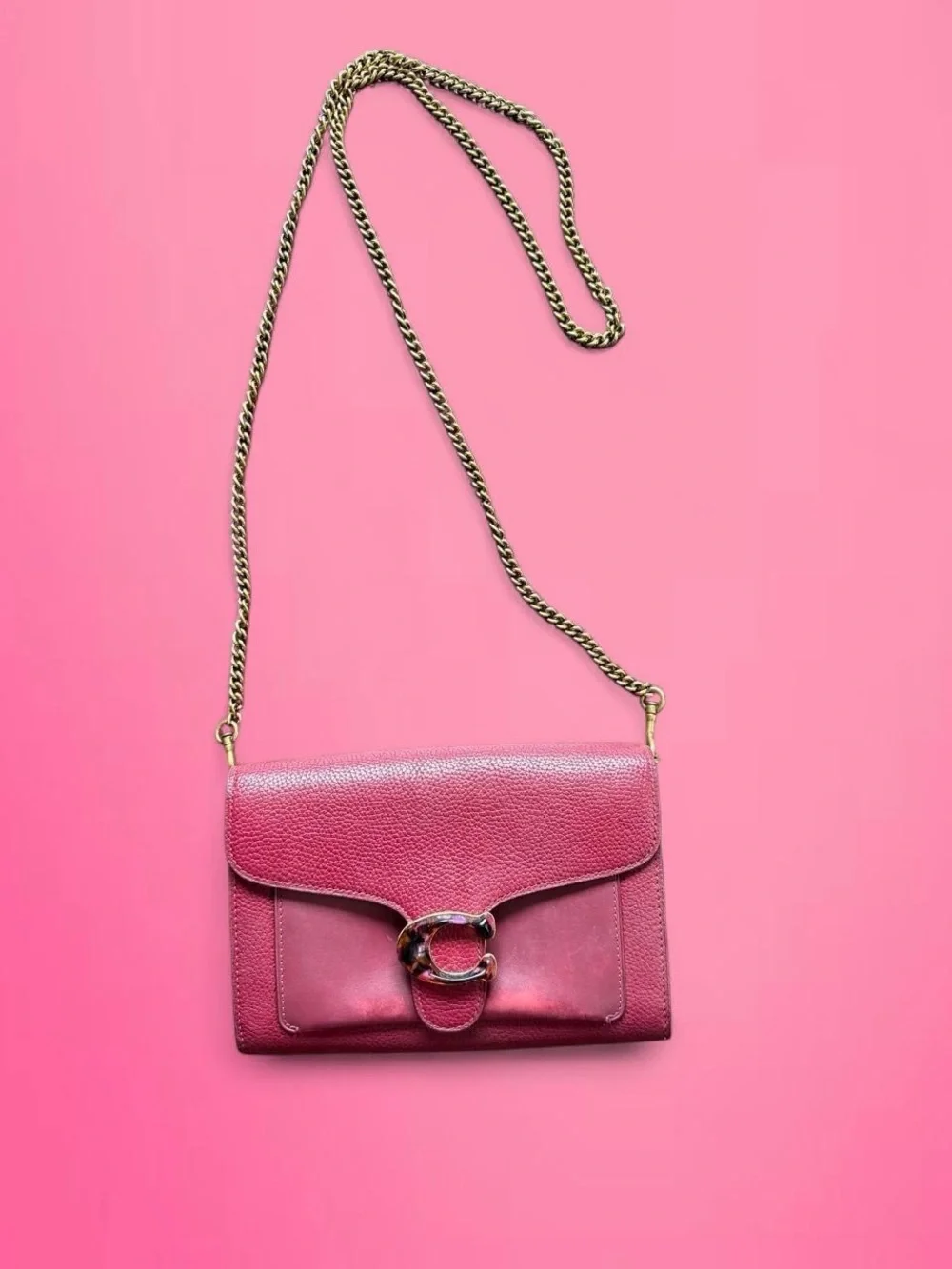 coach tabby burgundy leather